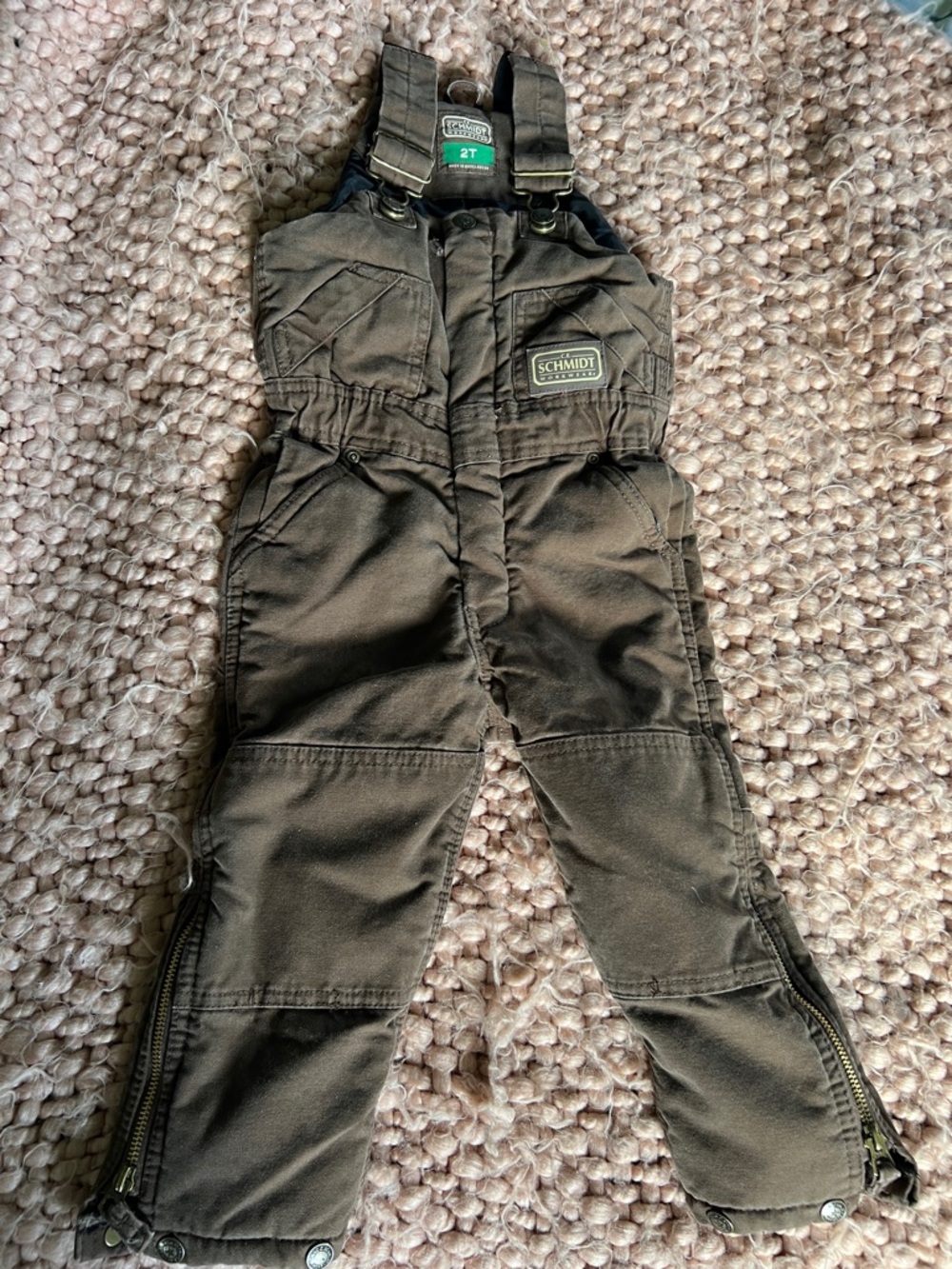 Schmidt toddler insulated overall 2t